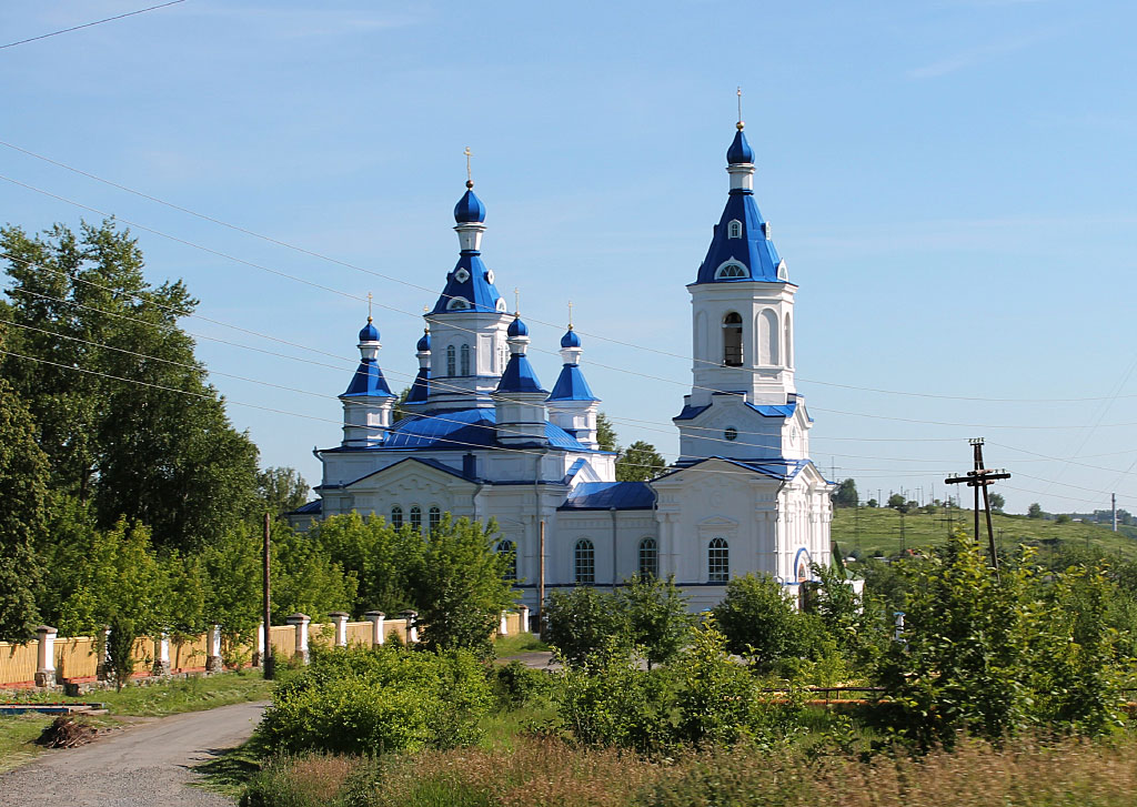Екатерининская церковь в Алапаевске. Перестроенная в камне деревянная церковь из Невьянского монастыря.